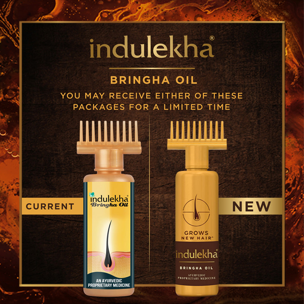 250ml , Indulekha Bringha Oil Before After image