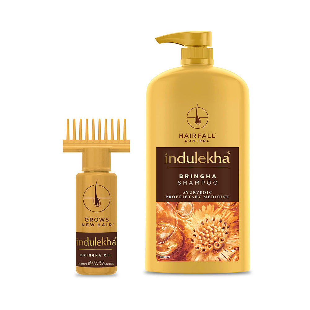 100ml-shampoo-340ml-combo-pack, Indulekha Hair Oil And Shampoo Combo Pack