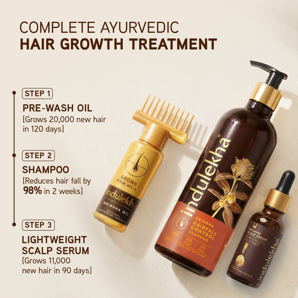 Indulekha Bringha Hair fall Control Shampoo - 580ml