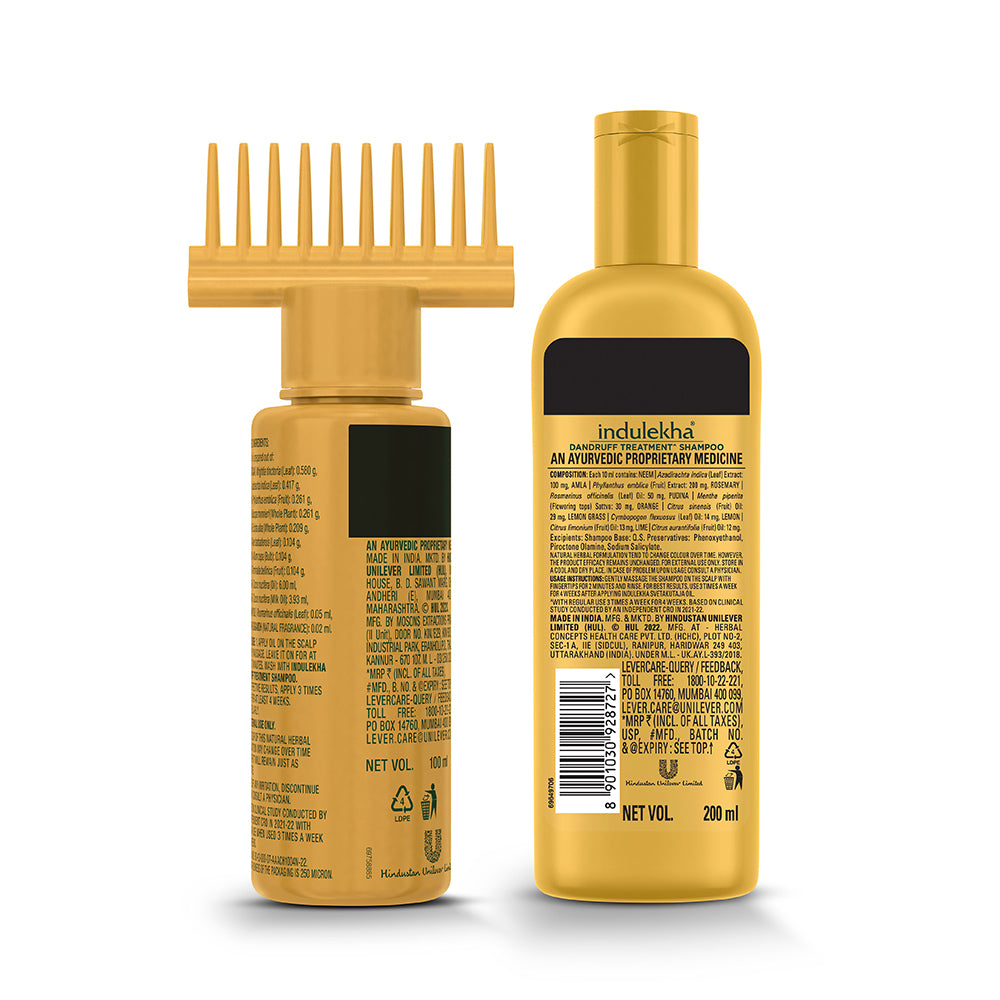 100ml+200ml ,Indulekha Svetakutaja Shampoo & Hair Oil 