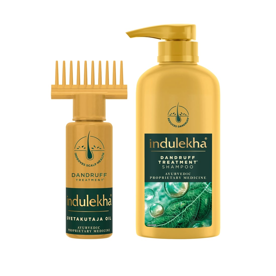 100ml+580ml ,Indulekha Svetakutaja Shampoo & Hair Oil 