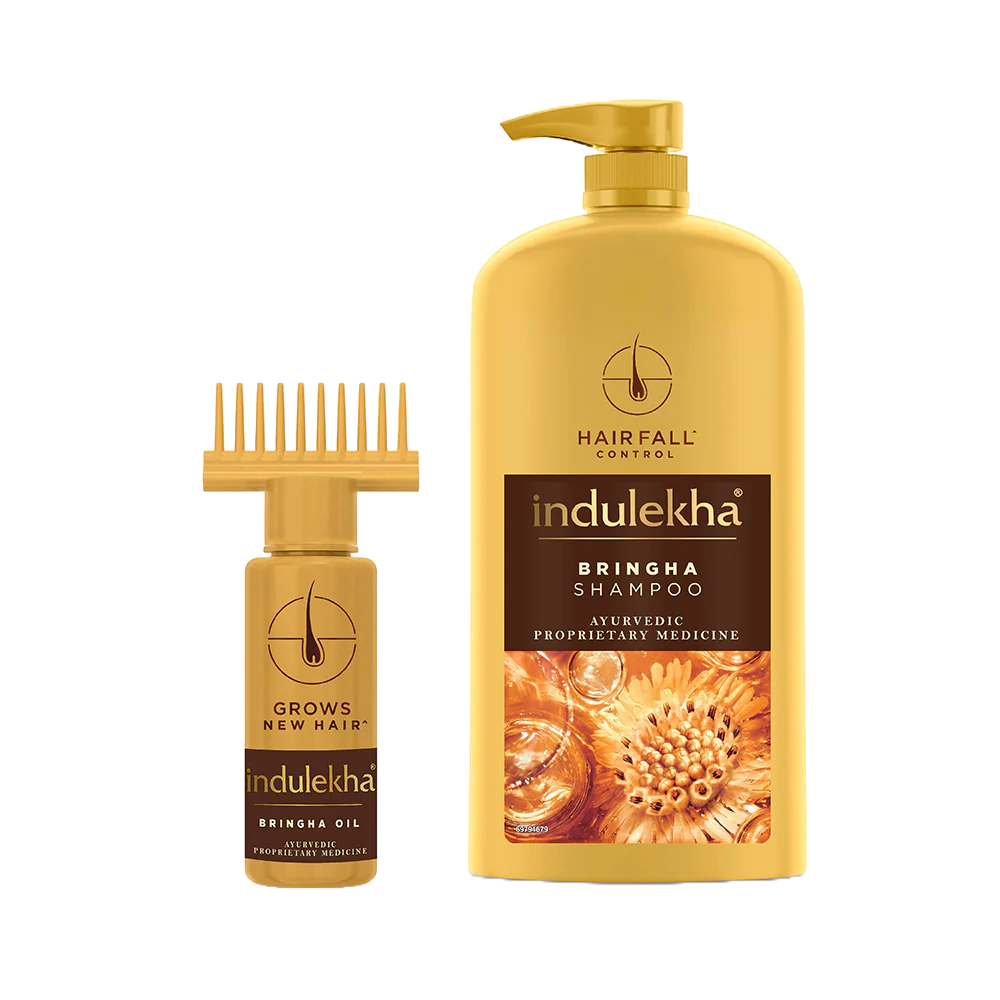 100ml-shampoo-340ml-combo-pack, Indulekha Hair Oil And Shampoo Combo Pack