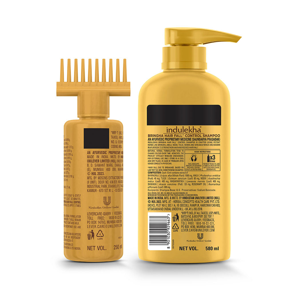 250ml-shampoo-580ml-combo-pack , Indulekha Bringha Oil & Shampoo