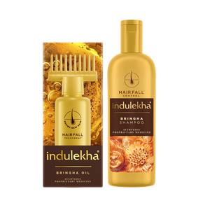 Indulekha Bringha Oil 50ml Shampoo 200ml